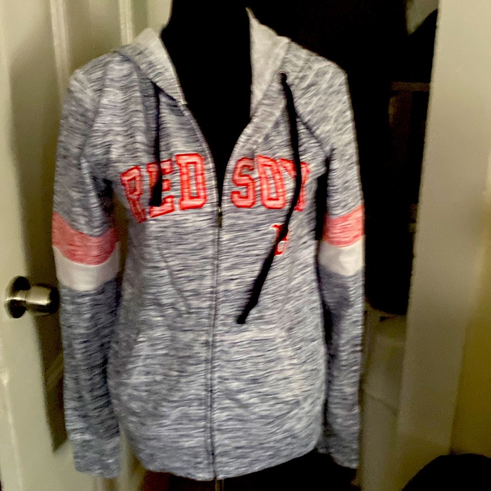 Red Sox hoodie woman’s small brand new with tags grey white and red